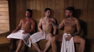Heating Things Up - Griffin Barrows with Brad Banks ass Hump