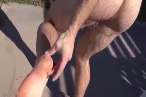 hirsute Football wang Michael Kasten Jerks Off