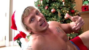 NextDoorBuddies - Orgy on Christmas alongside inked blond hair