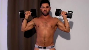 FetishMen - Hard jacks off with tight jock Dominic Pacifico