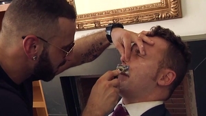 Burglar Shaves And fucks Logan At Macho Tube