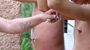 Tied-up Boys Get Their Backsides Lashed